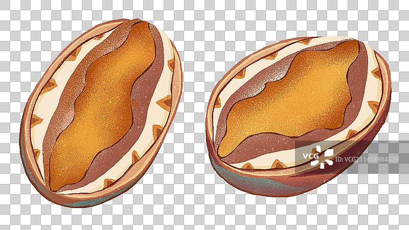 二十四节气秋分美食鲍鱼蒜蓉鲍鱼元素图片素材