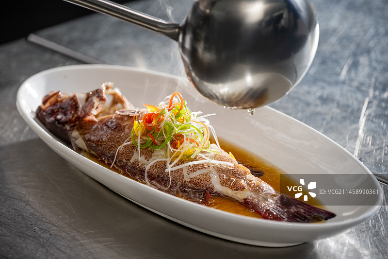 清蒸石斑鱼图片素材