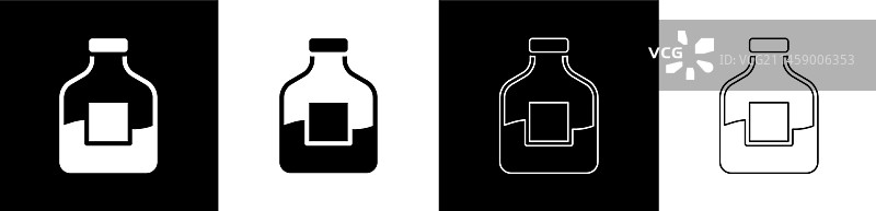 伏特加瓶图标素材图片素材