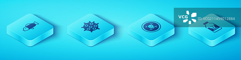 2.5D河豚鱼细菌毒药丸图片素材