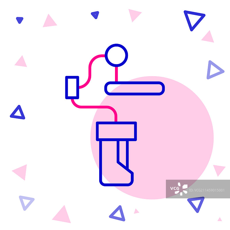 相机云台稳定器线性图标图片素材