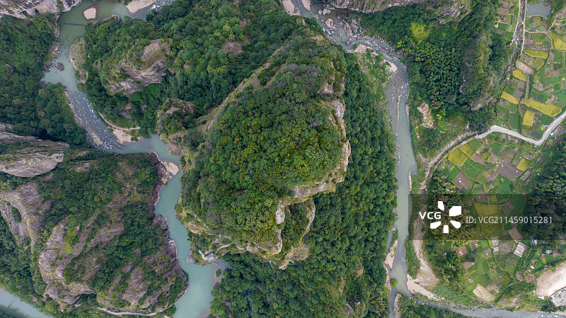 楠溪江石桅岩图片素材