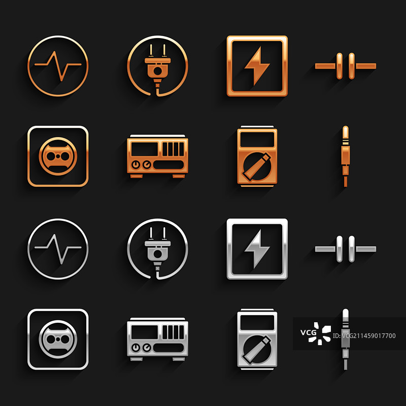 电路电气测量仪器套装图片素材