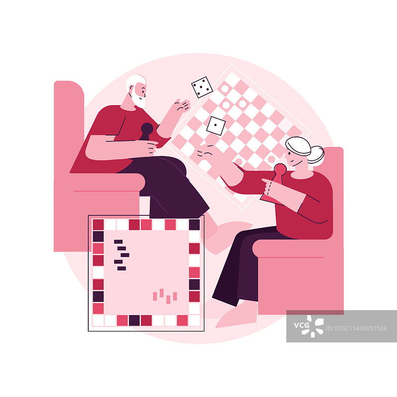 老年人抽象概念活动图片素材