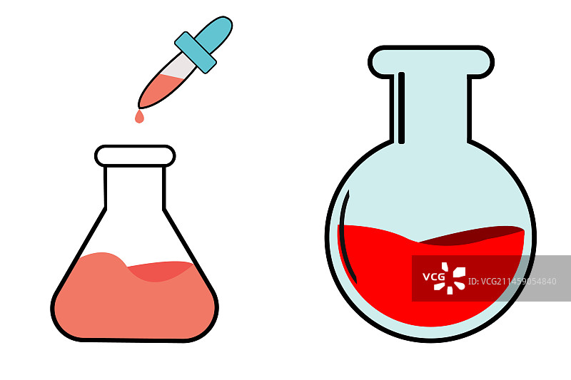化学试剂瓶试管图标图片素材