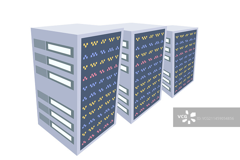 服务器机房数据库系统服务器机架数据图片素材
