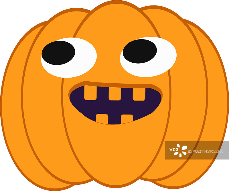 万圣节南瓜微笑庆祝节日图片素材