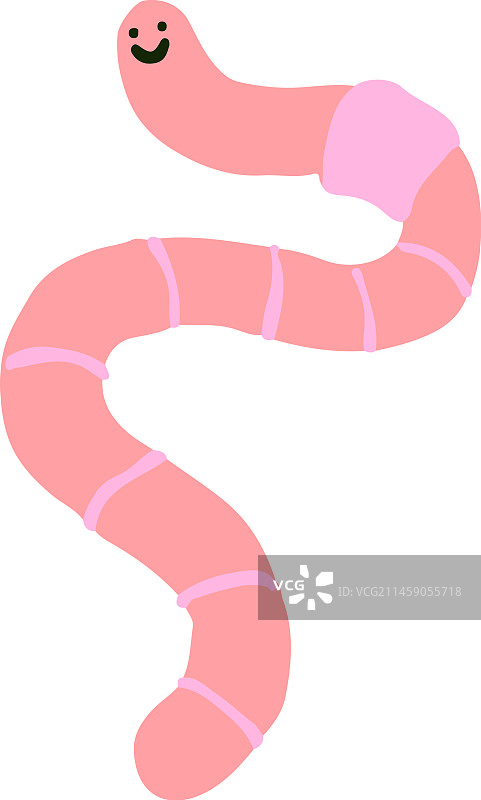 简约蠕虫文件图片素材