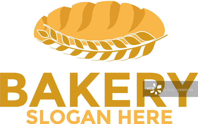 面包Logo图标：烘焙坊Logo设计模板图片素材