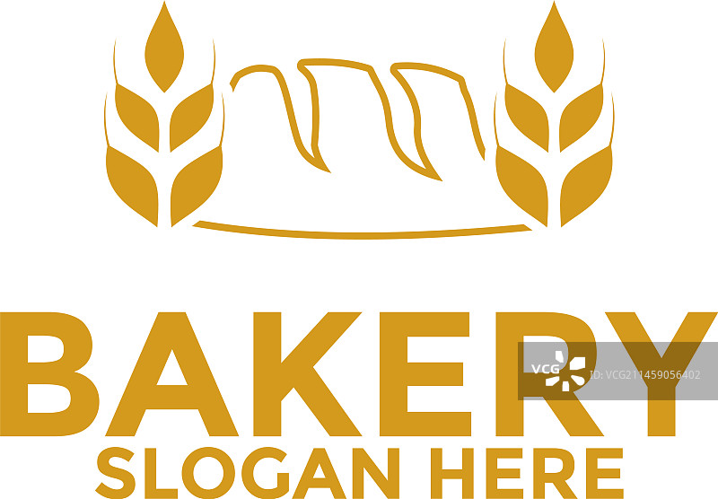 面包Logo图标：烘焙坊Logo设计模板图片素材