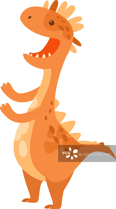 尖叫的恐龙图片素材