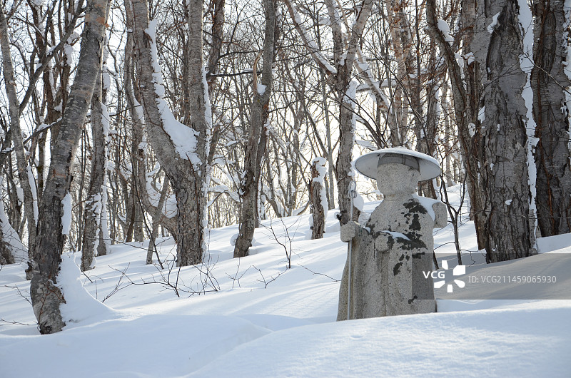 冬日北海道天狗山4图片素材