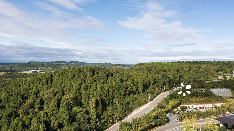 四川绵阳仙海风景区风光图片素材