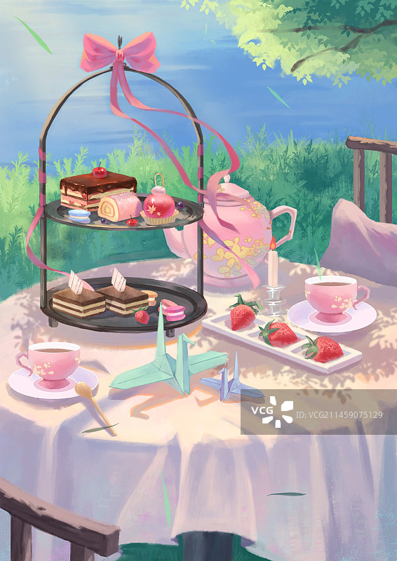 下午茶 小景图片素材