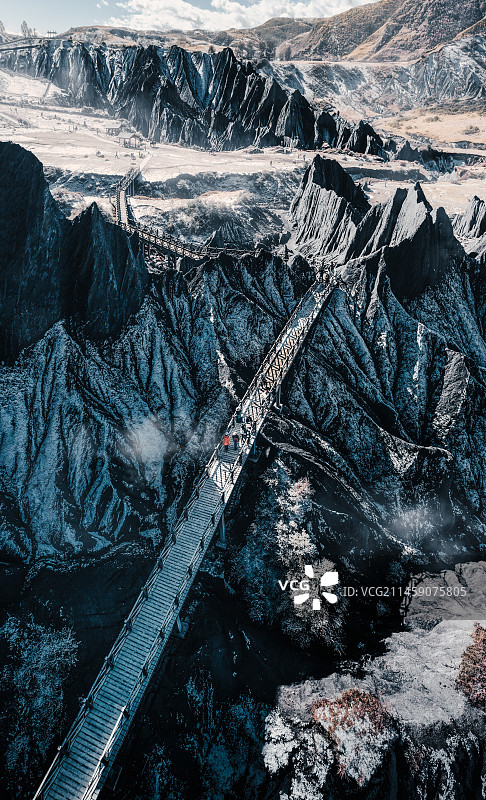 墨石公园石林航拍图片素材