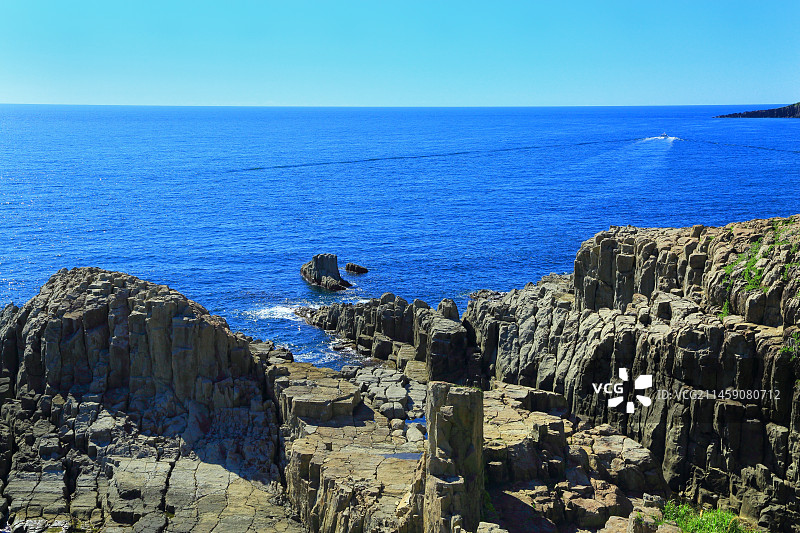 日本福井县坂井市越前海岸图片素材