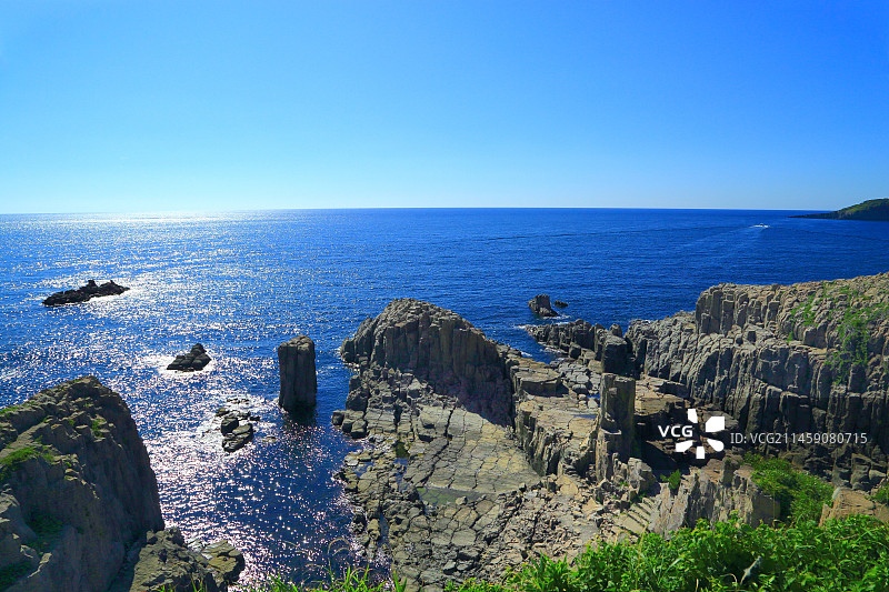 日本福井县坂井市越前海岸图片素材