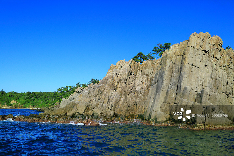 日本福井县坂井市越前海岸图片素材