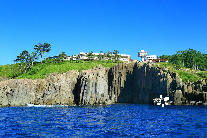 日本福井县坂井市越前海岸图片素材
