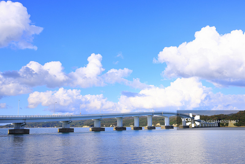 日本石川县能登岛大桥图片素材