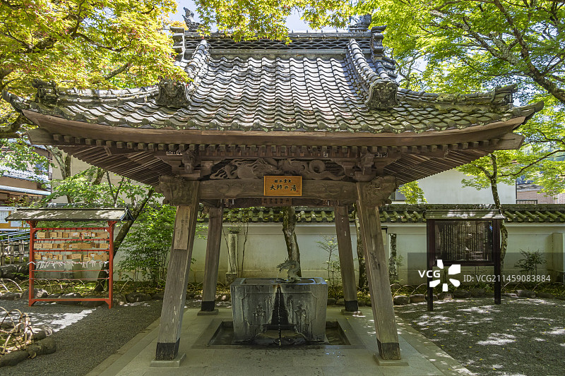 伊豆修善寺温泉和绘马，日本静冈县伊豆市修善寺图片素材
