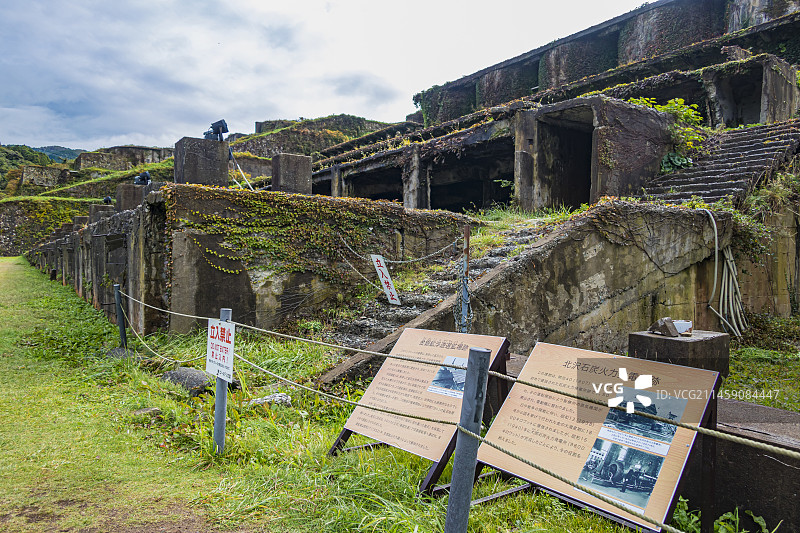 新泻县佐渡市北泽浮游选矿厂图片素材