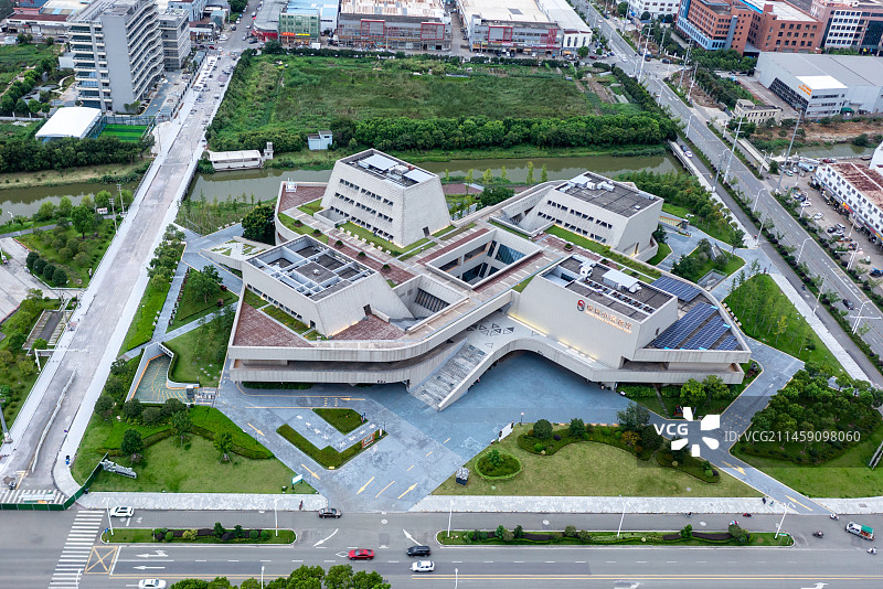 浙江黄岩，智能模具小镇，航拍图片图片素材