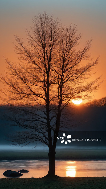 落日夕阳图片素材