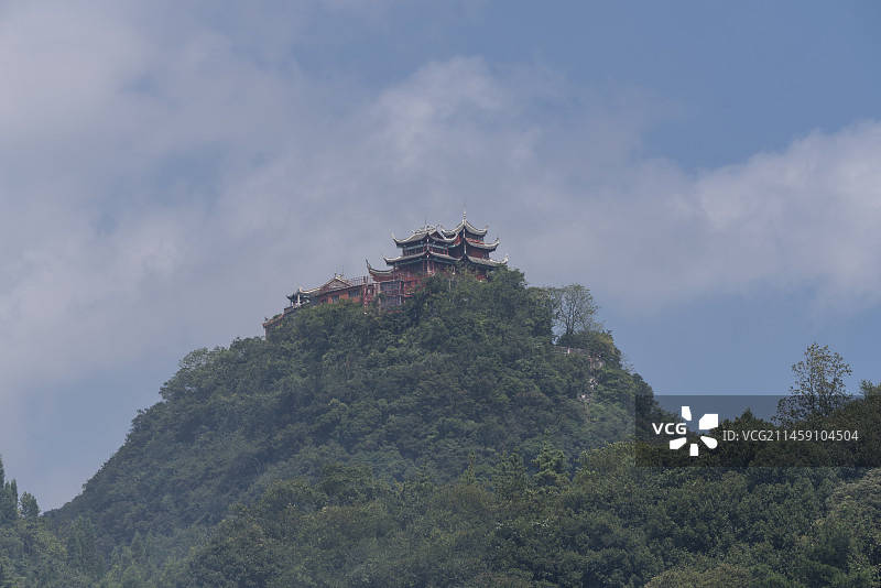 贵州省安顺市云鹫山寺图片素材
