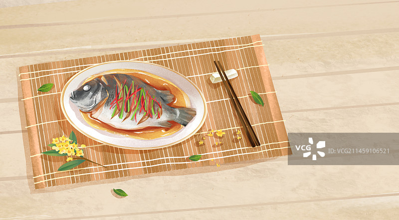 合肥特色美食之包公鱼图片素材