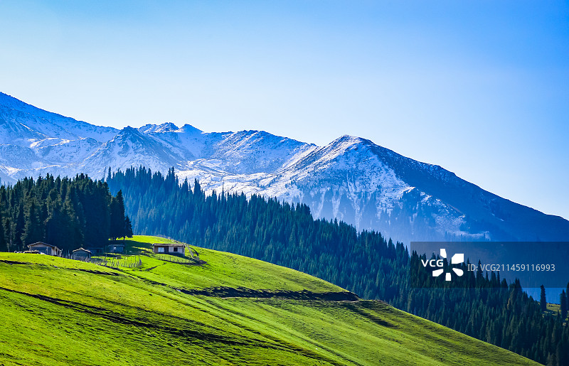 新疆伊犁琼库什台风光图片素材