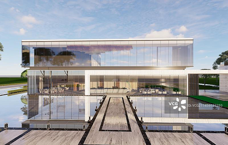 现代建筑外立面图片素材