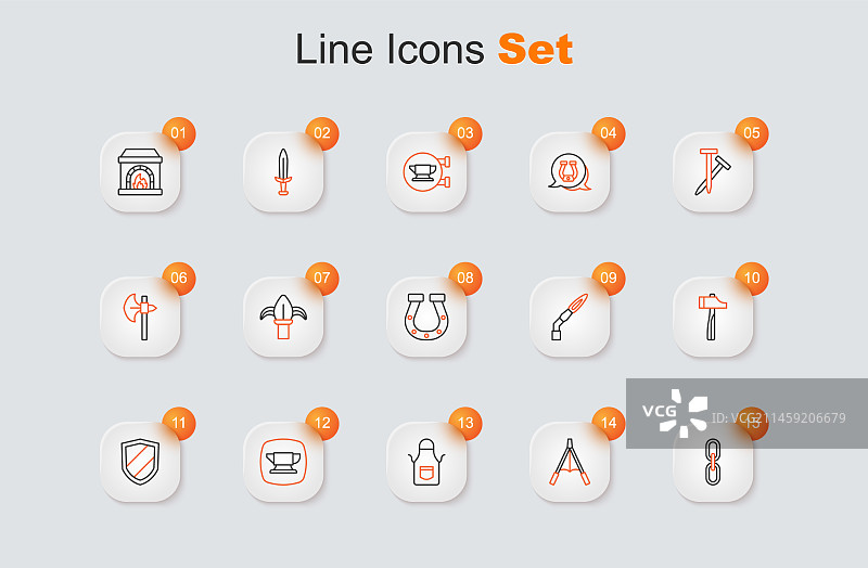 线性链条、鼓风机和风箱图片素材