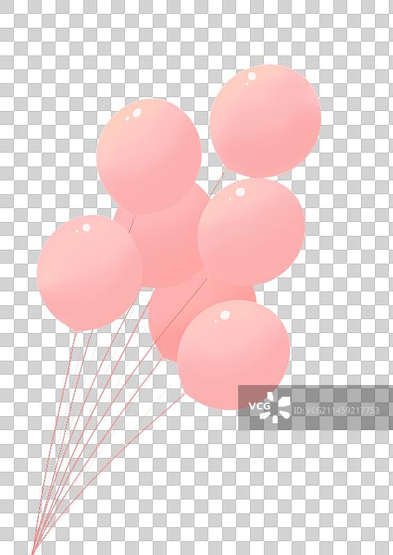 粉色气球图片素材