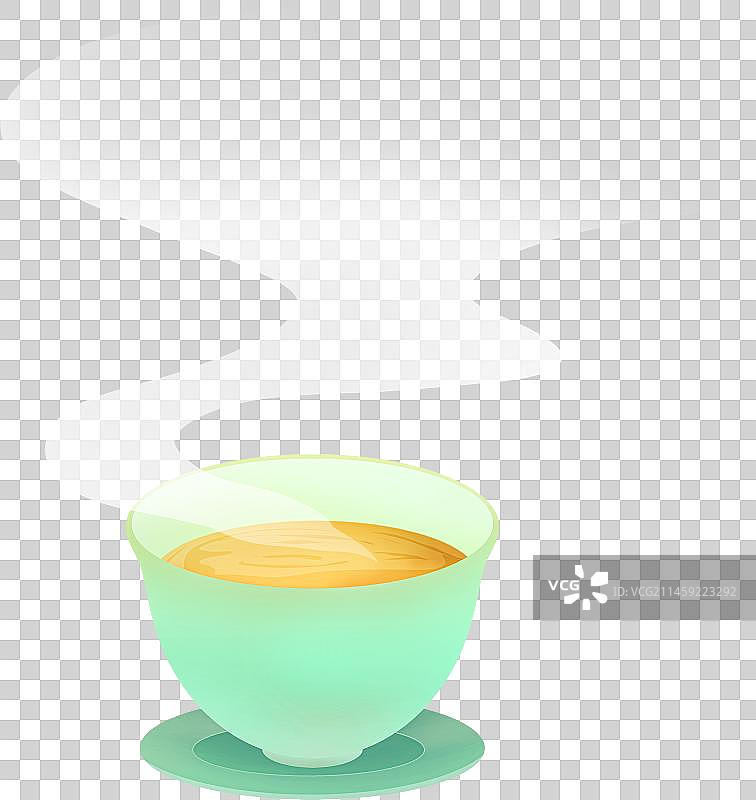 一杯盖碗茶元素图片素材
