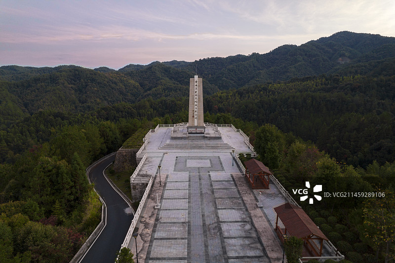 龙岩市,长汀县,松毛岭,战地遗址公园图片素材