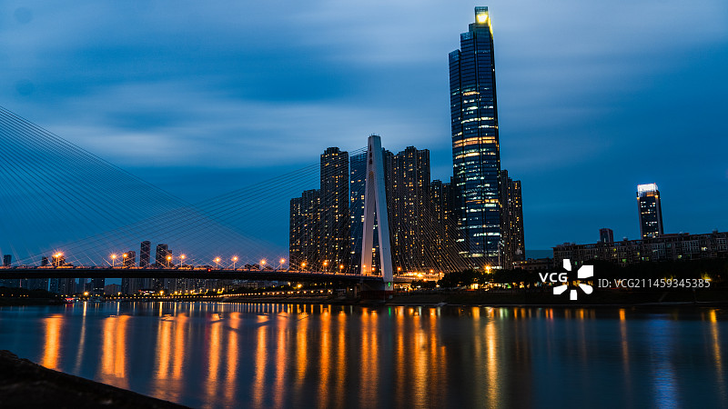 武汉月湖桥图片素材