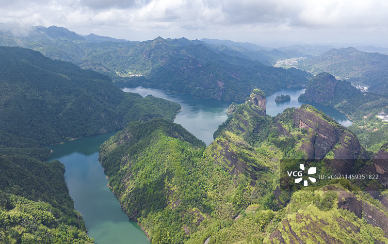 广丰县铜钹山的纯天然美景图片素材