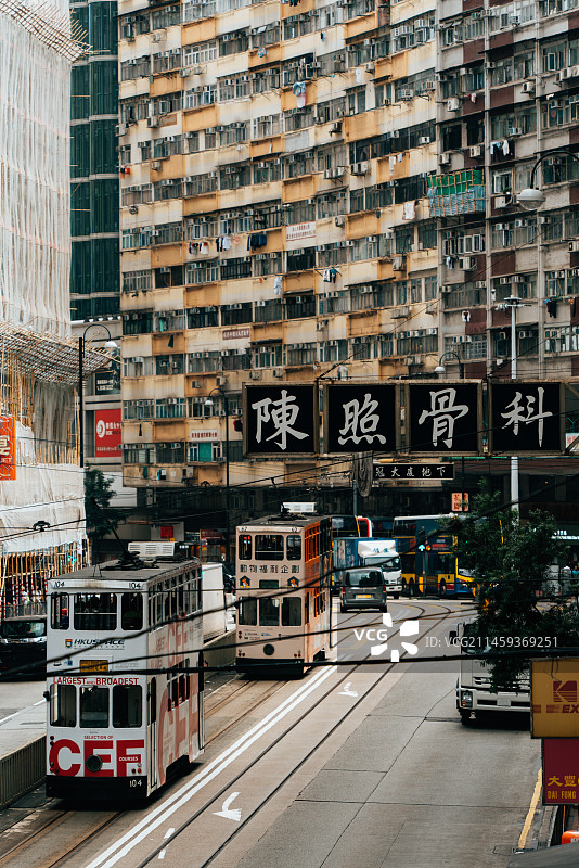 香港北角叮当车图片素材