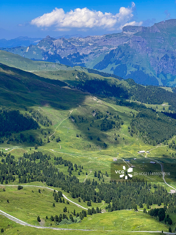 瑞士-格林德瓦-少女峰图片素材