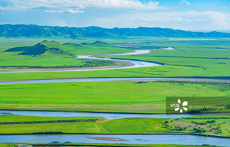 黄河九曲第一湾航拍图片素材