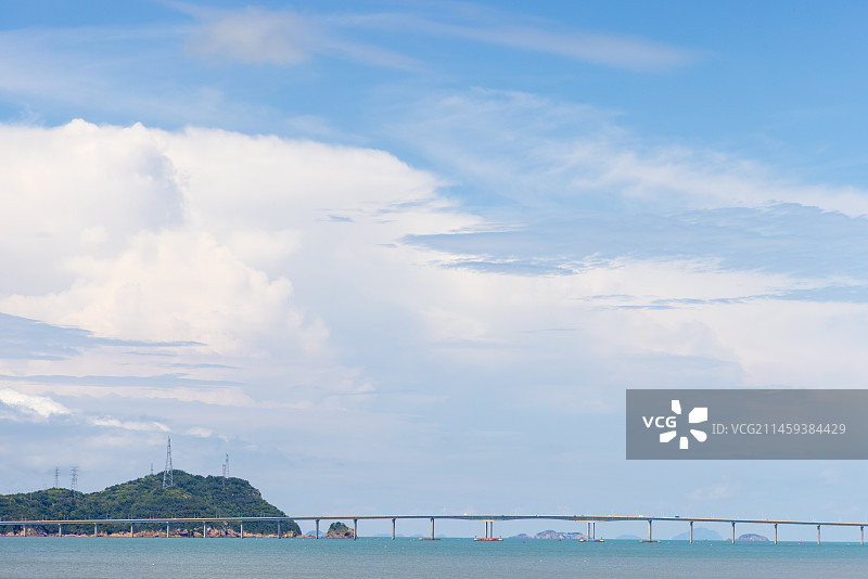 温州洞头风景名胜区洞头峡跨海大桥图片素材