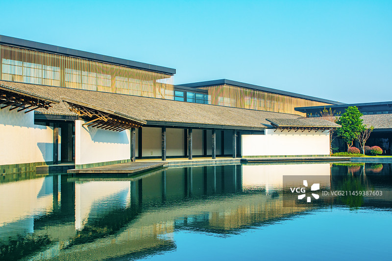 乌镇 乌镇互联网国际会展中心 世界互联网大会 西栅 地标 标志性建筑 外景 永久会址 会议中心图片素材