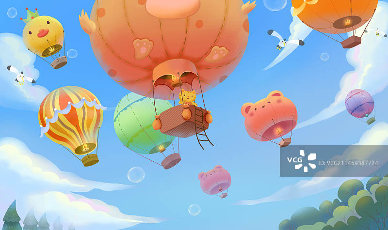 热气球图片素材