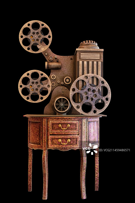 音乐，影像放映设备，留声机，电影放映机图片素材