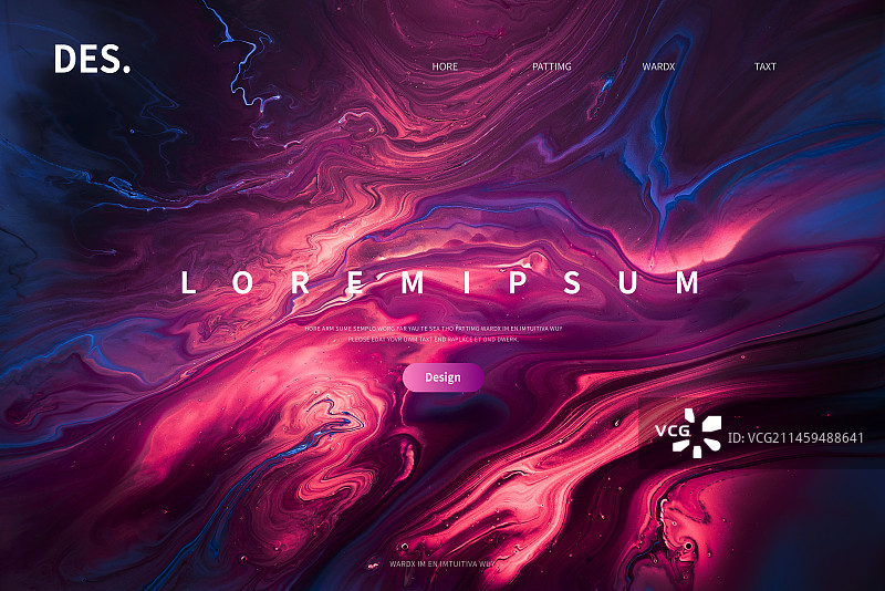 抽象流体艺术商业应用设计模板图片素材