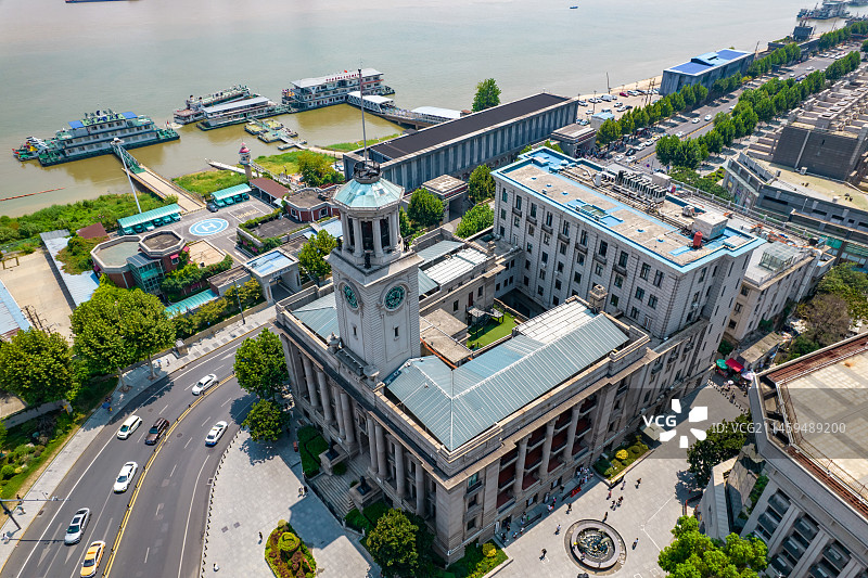 湖北省武汉老建筑江汉关博物馆图片素材