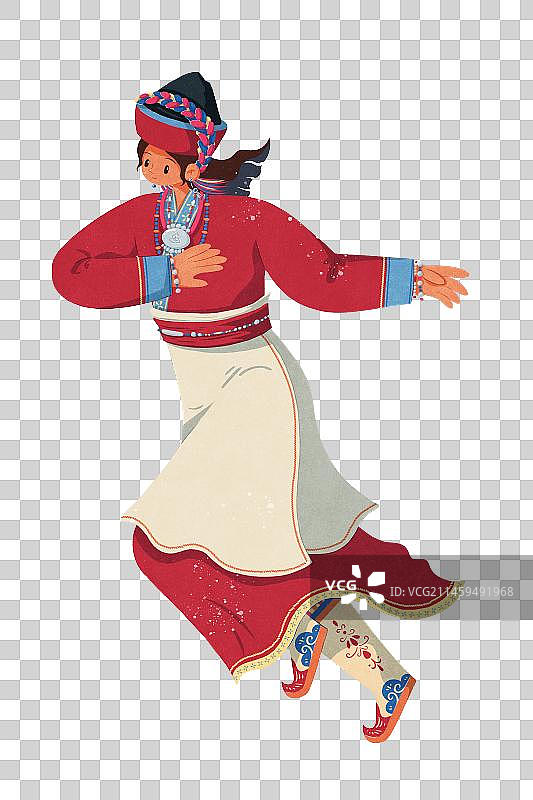 门巴族女性图片素材