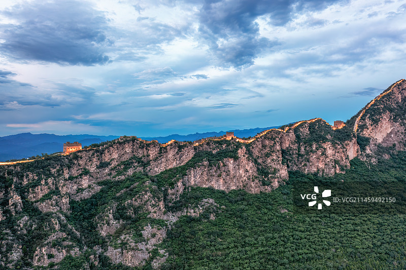 北京市密云区司马台长城图片素材