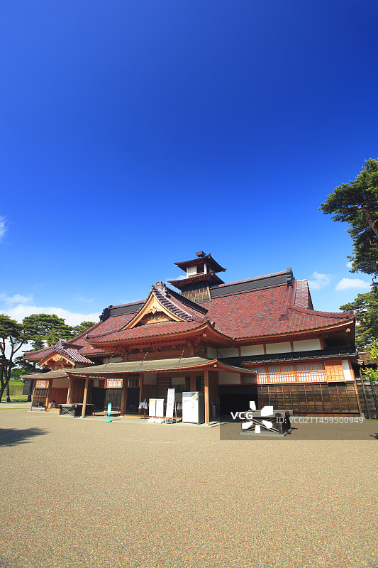 五棱郭遗址中的函馆奉行所，日本北海道函馆图片素材